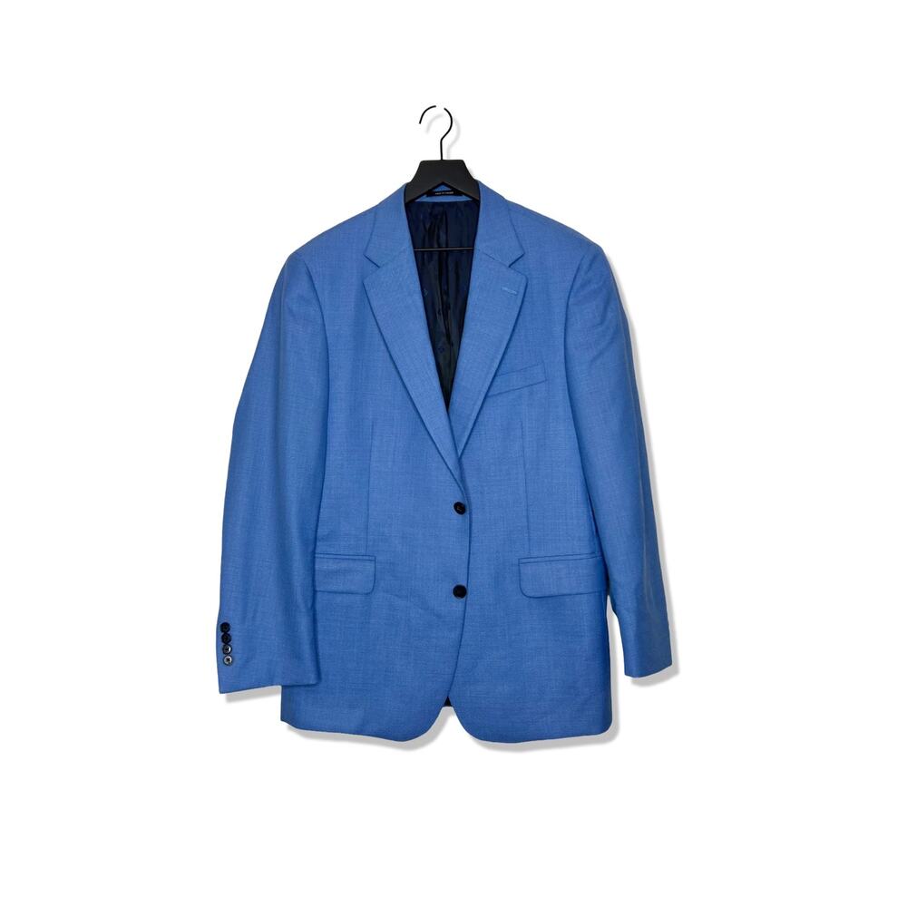 Empire Blue Wool Blazer, Size 42R